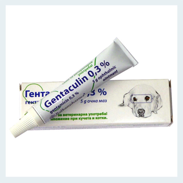 Gentaculin (Gentamicin 0.3) Eye Ointment, 5g Pet Drugs Online Free UK Delivery Jasmi.co.uk